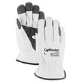 Magid CutMaster Lined Leather Driver Glove with Keprotec Grip StripsCut Level 4, XXXXL 1255KGS-XXXXL